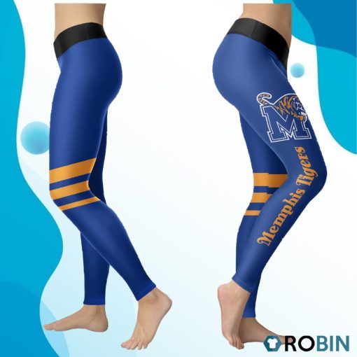 Memphis Tigers Women 3D Printed Leggings Sports