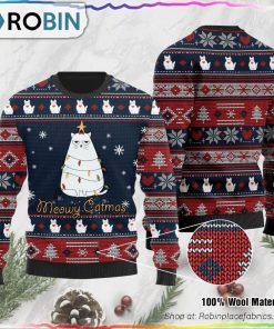 Meowy Catmas  Ugly Christmas Sweater