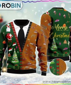 Merry Christmas Carpenter Ugly Sweater