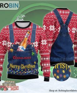 Merry Christmas Coors Light Ugly Christmas Sweater