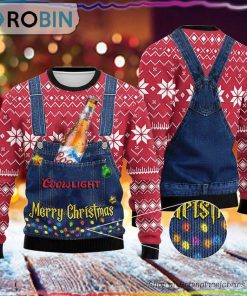 Merry Christmas Coors Light Ugly Sweater