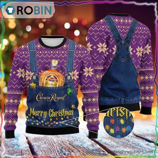 Merry Christmas Crown Royal Ugly Sweater