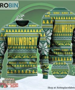 Merry Christmas Millwright Ugly Christmas Sweater