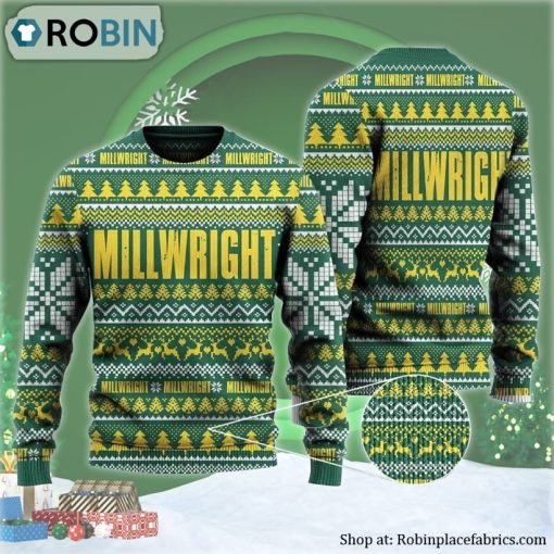 Merry Christmas Millwright Ugly Christmas Sweater