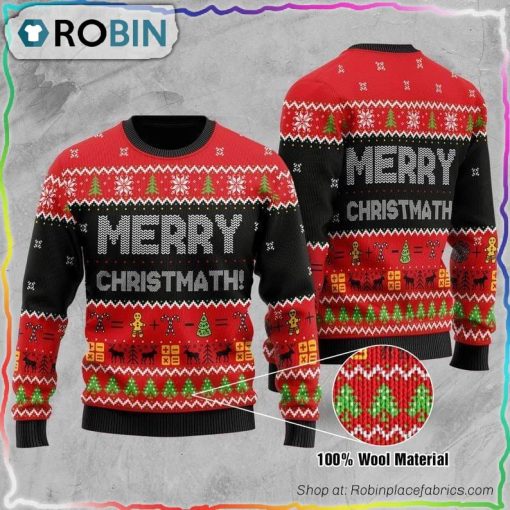 Merry Christmath Ugly Christmas Sweater