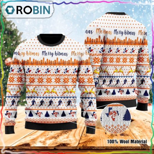 Merry Hitmas Ugly Christmas Sweater