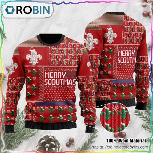 Merry Scoutmas Ugly Christmas Sweater