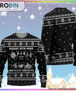 Merry Sith-Mas Darth Vader Ugly Christmas Sweater