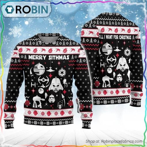 Merry Sithmas Darth Vader Ugly Sweater