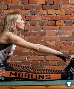 Miami Marlins Team High Waist Leggings for Women Miami Marlins Team High Waist Leggings for Women