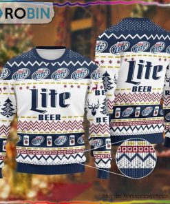 Miller Lite Christmas Sweater