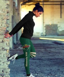 Minnesota Wild Women 3D Printed Leggings Sports Minnesota Wild Women 3D Printed Leggings Sports