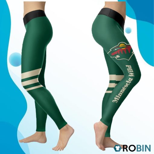 Minnesota Wild Women 3D Printed Leggings Sports