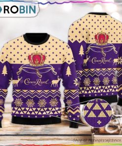 Modern Crown Royal Christmas Sweater