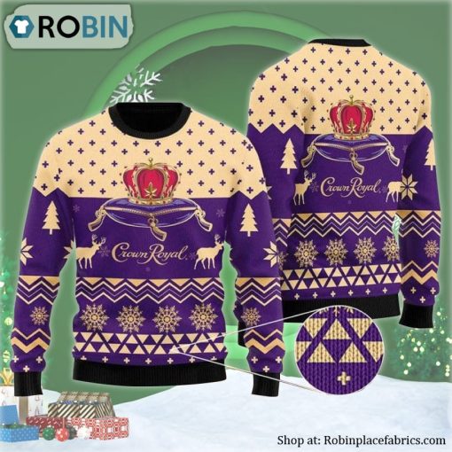 Modern Crown Royal Ugly Christmas Sweater