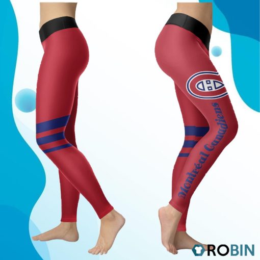 Montreal Canadiens Women 3D Printed Leggings Sports