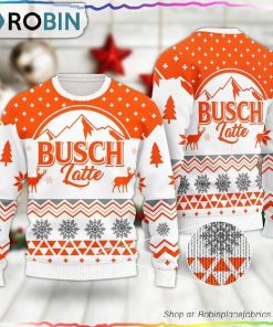 Mountain Busch Latte Christmas Ugly Sweater