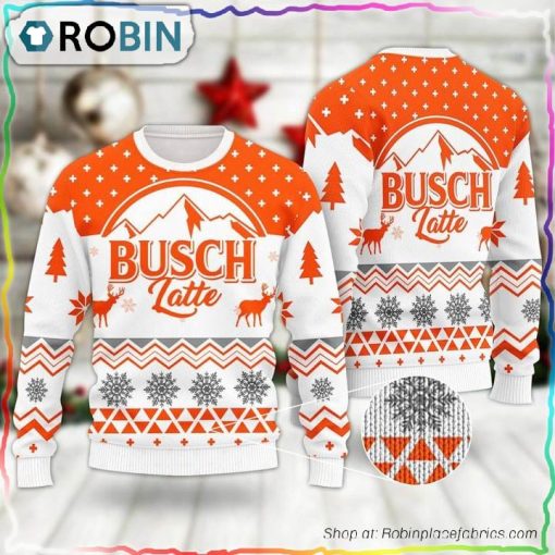 Mountain Busch Latte Christmas Ugly Sweater