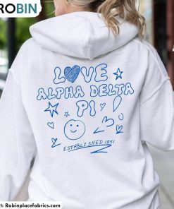 Must Have Alpha Delta Pi Sweatshirt, Adpi Sorority Unisex Hoodie Long Sleeve