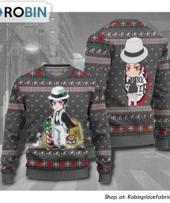 Muzan Demon Slayer Anime 3D Printed Ugly Christmas Sweater