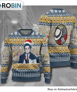 Muzan Kibutsuji Demon Slayer Anime 3D Printed Ugly Christmas Sweater