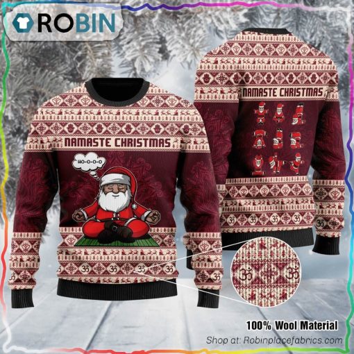 Namaste Ugly Christmas Sweater
