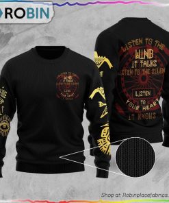 Native American Black Ugly Christmas Sweater