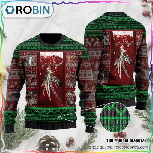 Native Americans Ugly Christmas Sweater