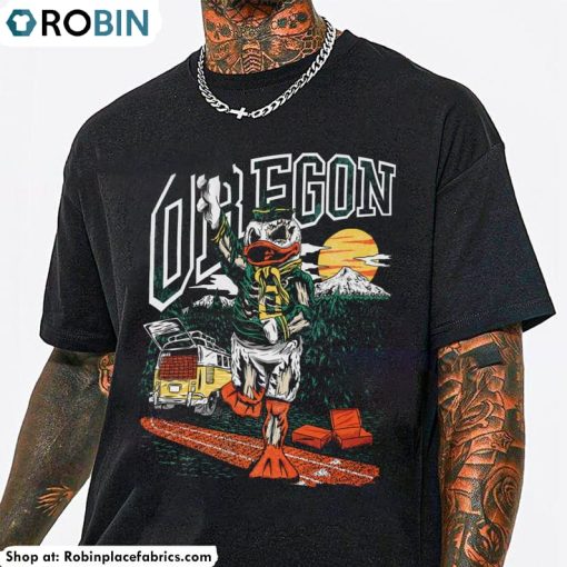 Ncaa Retro Oregon Ducks Skull Shirt, Skull Ncaa Unisex T Shirt Long Sleeve