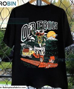 Ncaa Retro Oregon Ducks Skull Shirt, Skull Ncaa Unisex T Shirt Long Sleeve