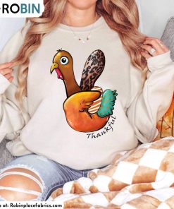 new-rare-peace-sign-turkey-shirt-hello-thanksgiving-sweatshirt-short-sleeve-2