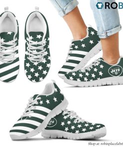 New York Jets America Flag Full Stars Stripes Pattern Sneaker
