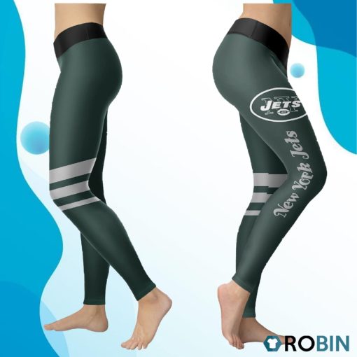 New York Jets Women 3D Printed Leggings Sports