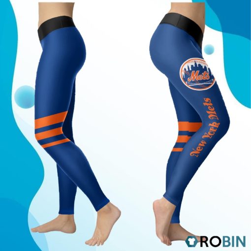 New York Mets Women 3D Printed Leggings Sports