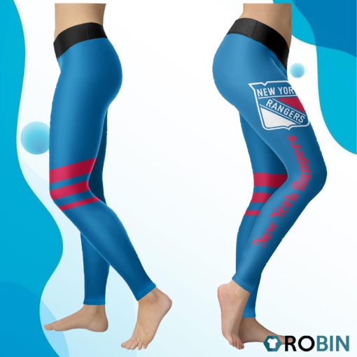 New York Rangers Women 3D Printed Leggings Sports