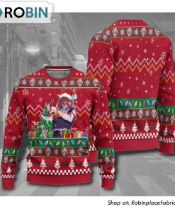 Nobara Jujutsu Kaisen Anime Christmas Ugly Sweater