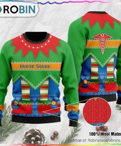 Nurse Squad Ugly Christmas Sweater