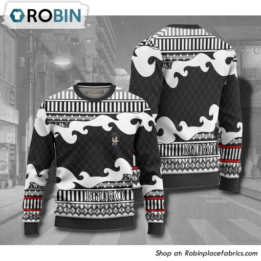 Obanai Iguro Demon Slayer Anime Christmas Ugly Sweater