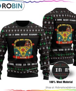 On A Dark Desert Highway Ugly Christmas Sweater