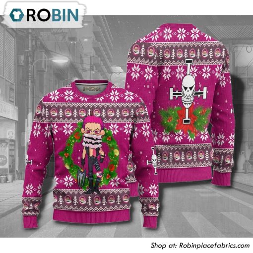 One Piece Charlotte Anime Christmas Ugly Sweater