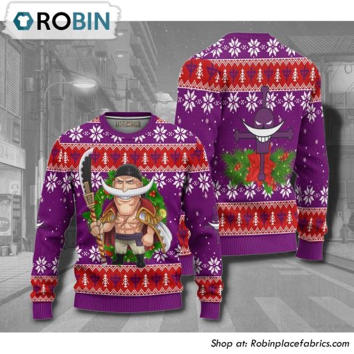 One Piece Edward Newgate Anime 3D Printed Ugly Christmas Sweater