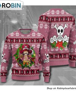 One Piece Gold Roger Anime Christmas Ugly Sweater