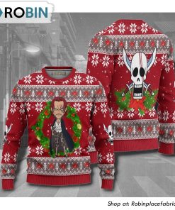 One Piece Shanks Anime Christmas Ugly Sweater
