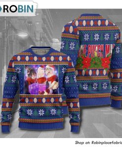 One Punch Man Characters Anime Christmas Ugly Sweater