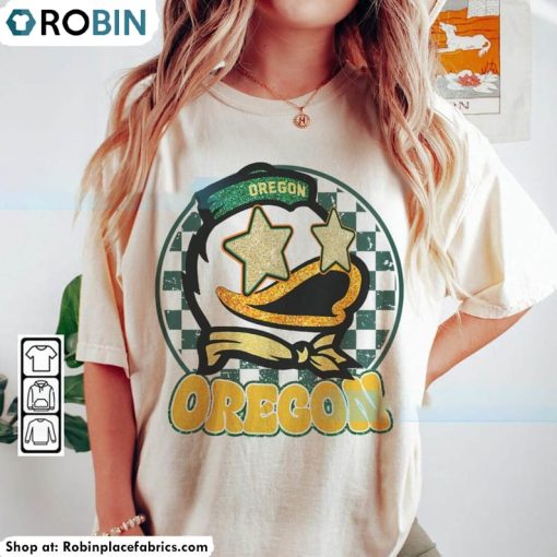 Oregon Mascot Football Shirt, Football Vibes Unisex Hoodie Long Sleeve