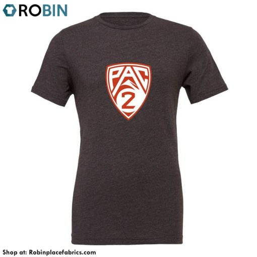 Pac 2 Conference Logo Shirt, Wsu And Osu Washington State Short Sleeve Unisex T Shirt