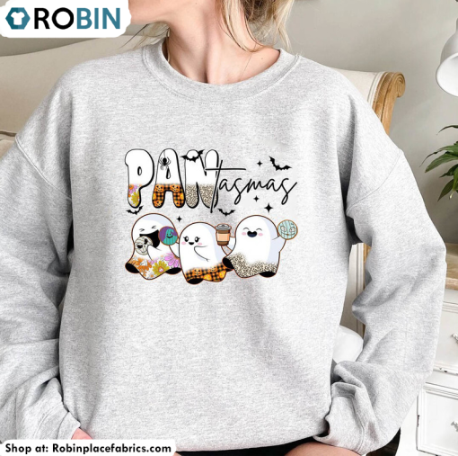 Pantasmas Cute Ghost Shirt, Conchas And Cucuys Tee Tops Short Sleeve