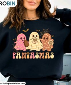Pantasmas Ghost Cute Shirt, Funny Halloween Crewneck Tee Tops