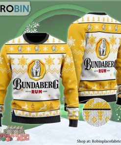 Personalized Bundaberg Rum Ugly Christmas Sweater