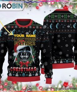 Personalized I’m Your Father Darth Vader Christmas Sweater